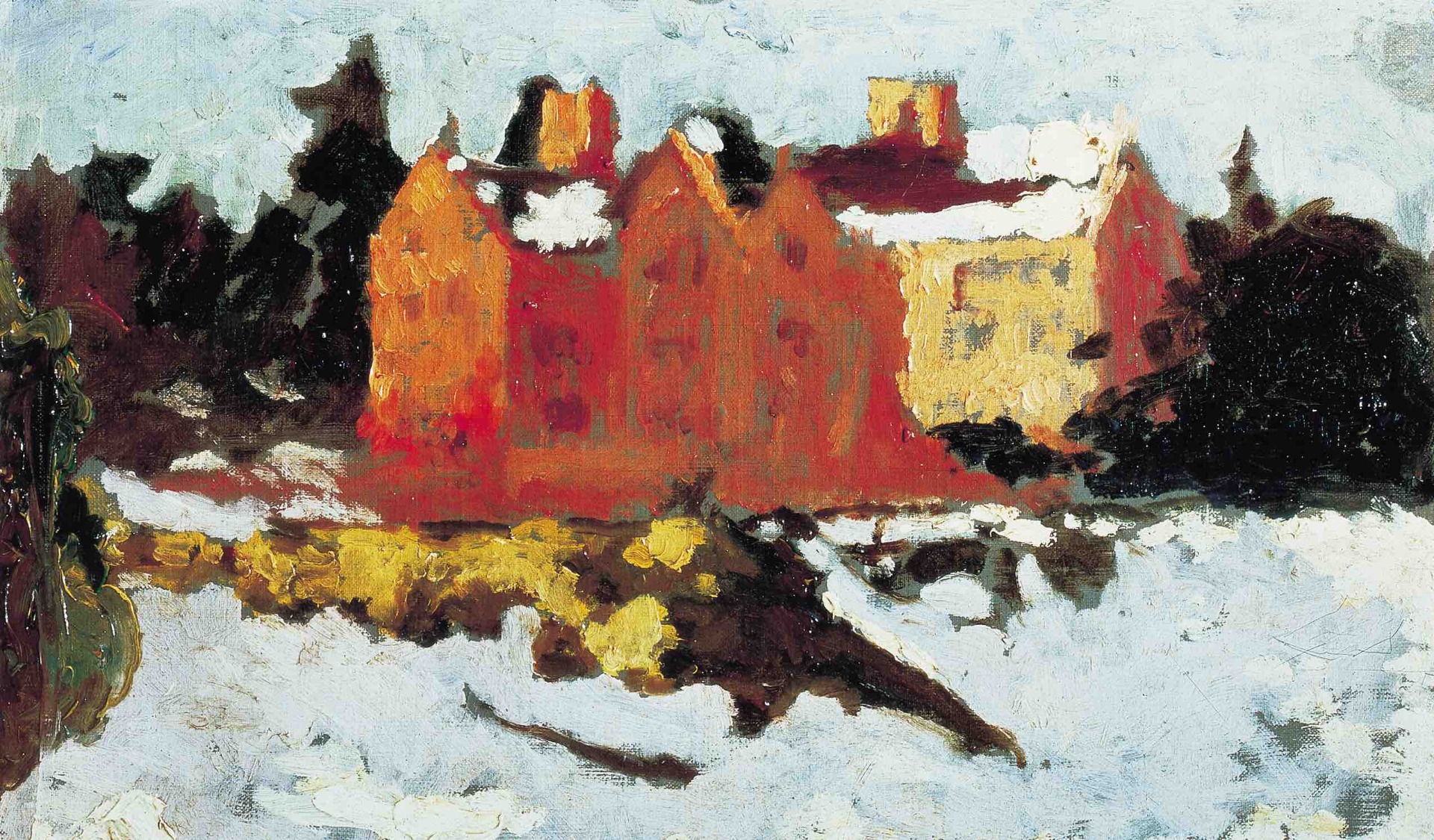 Zimní slunce, Chartwell, cca 1924